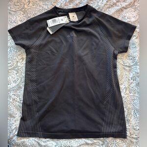 Adidas Black & Gray Seamless T-Shirt